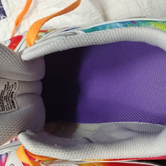 Saucony Progrid Triumph 4 Shoe White/Tie Die Rainbow Size 12 - Picture 16 of 16